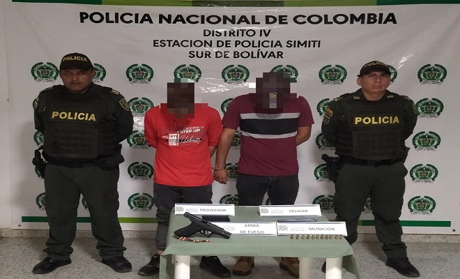 Capturados presuntos integrantes de las FARC-EP Frente 37