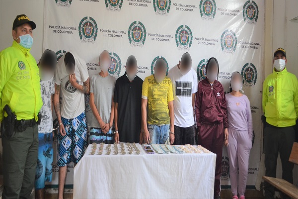 8 Capturados en allanamiento