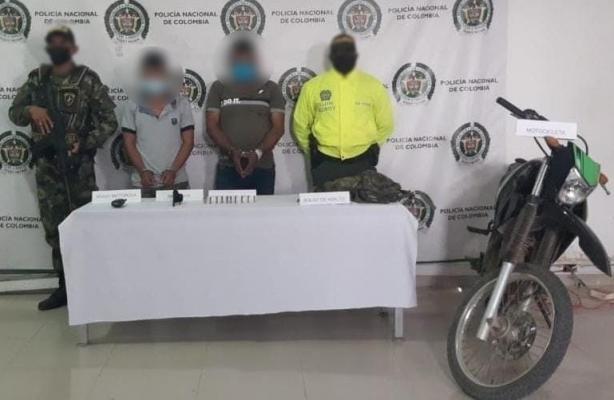 Caen ‘El Indio’ y ‘El Marcos’, por porte ilegal de armas en Tierralta