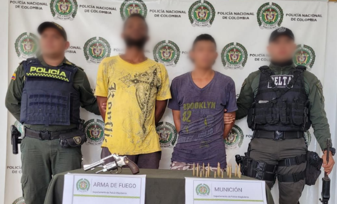 Capturados en el municipio de Ariguaní, El Difícil.