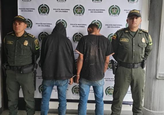 Dos hombres fueron capturados por el delito de hurto