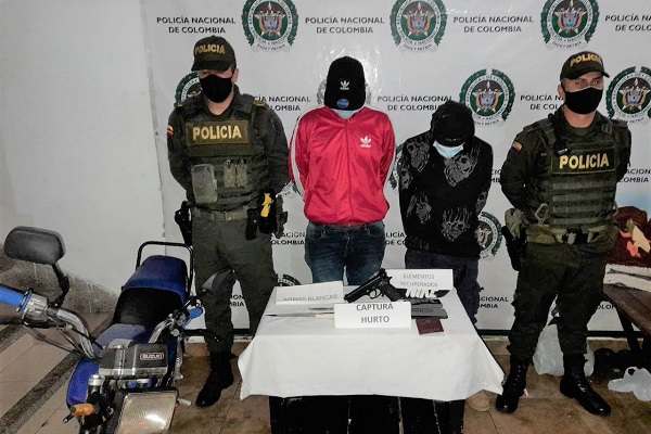 Capturados por hurto en Santa Rosa de Cabal