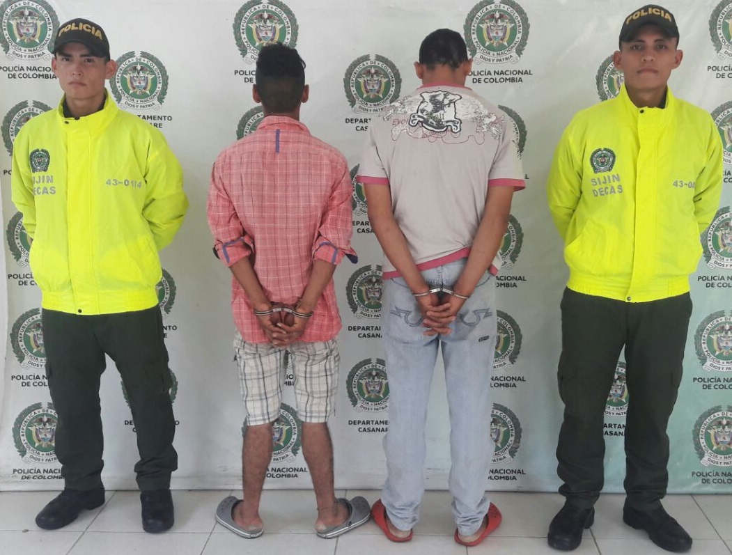Capturados hombres dedicados al hurto