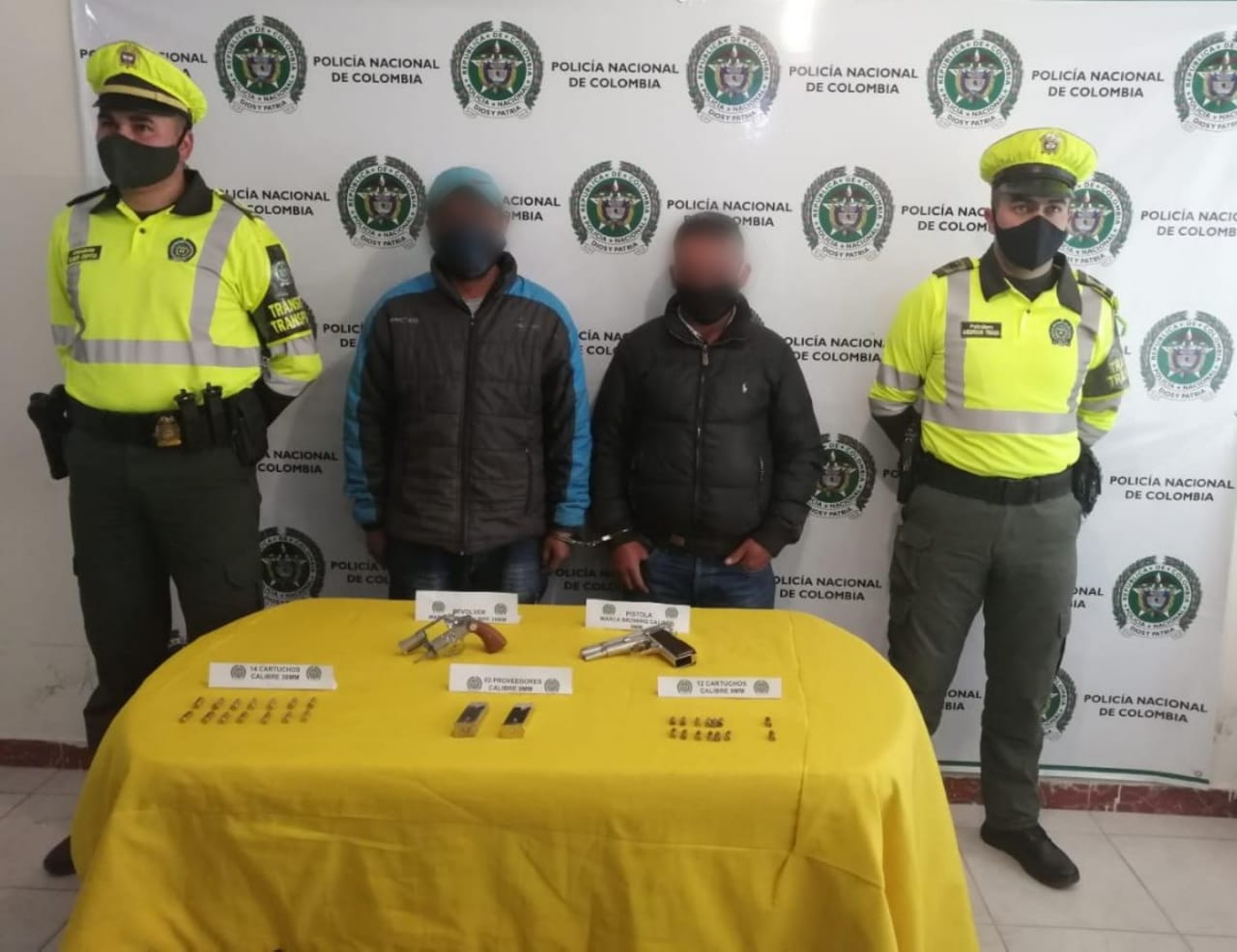 Capturados con armamento y munición en el occidente de Boyacá 