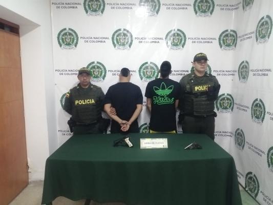 Capturados por porte ilegal de armas 