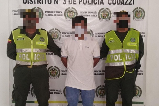 En el Cesar Capturamos a un sujeto conocido como ‘J-J’ 