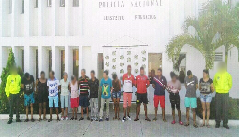 capturados-allanamientos-porte-trafico-estupefaciente-cocaína-marihuana-cuadrante-MNVCC-SIJIN-magdalena-fundación-aracataca
