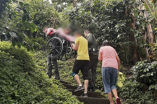 La Policía Metropolitana de Manizales lamenta la perdida de doña Carmencita 