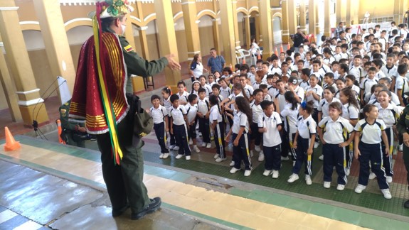 Carnavalores en instituto La Salle