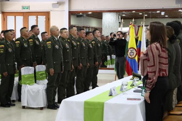 La certificación se dividió en tres evidencias del proceso de competencias policiales funcionales,