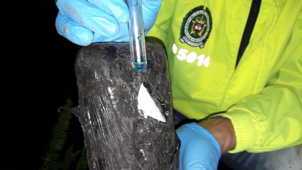 Incautación de cocaína en Garagoa