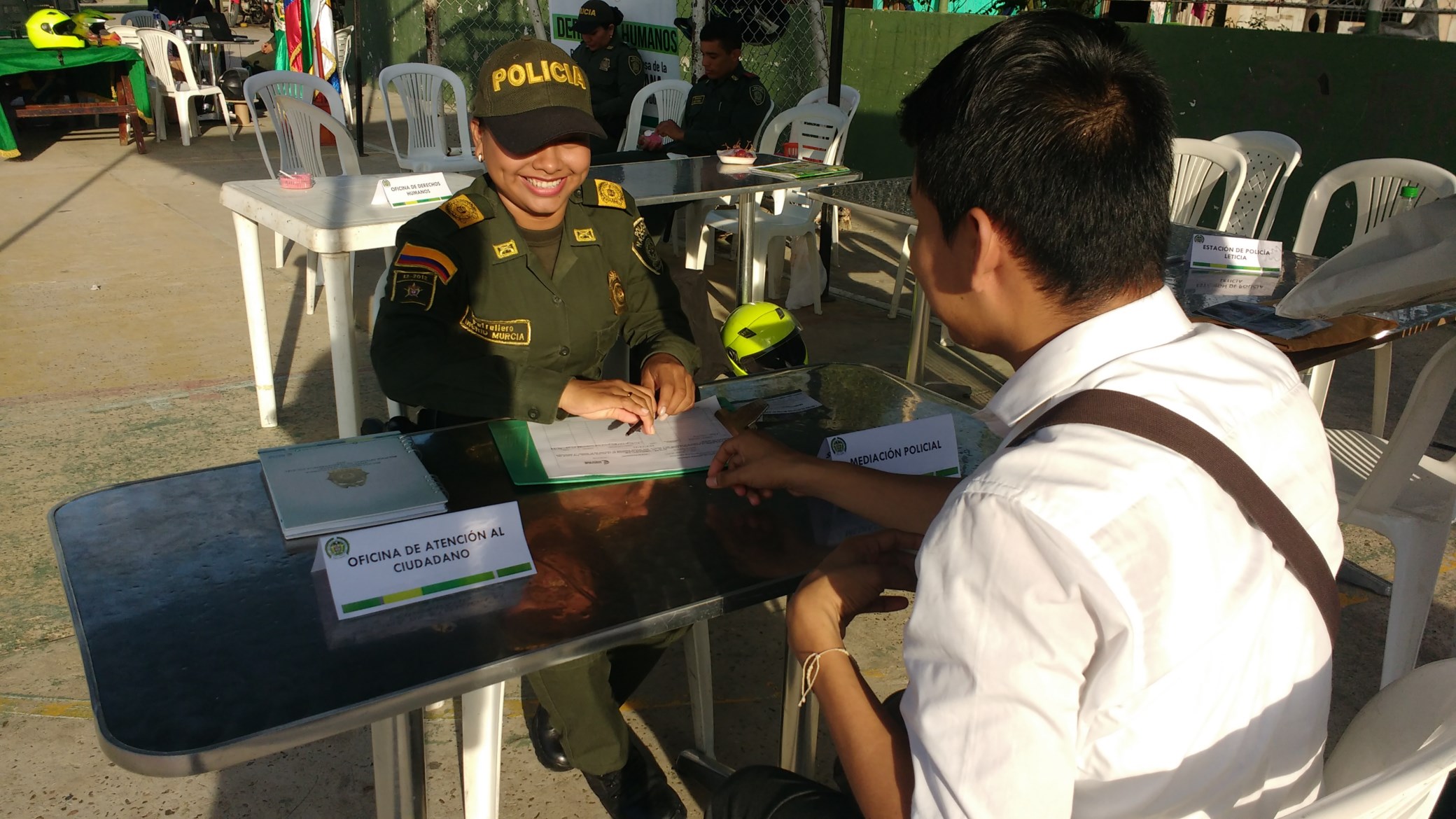 Comunidad del barrio la esperanza 