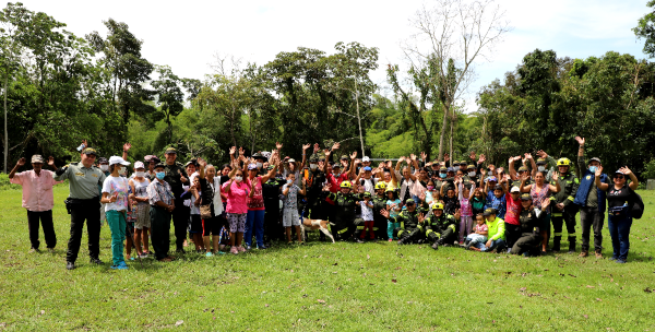 Con éxito culminó el primer simulacro de evacuación por erupción volcánica del nevado del Ruiz