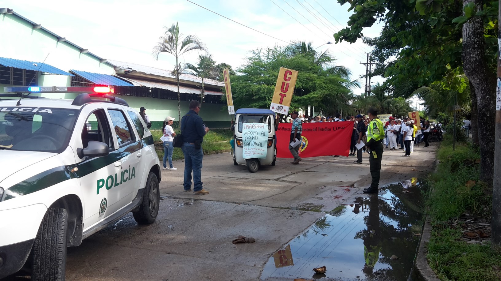 Las reuniones previas y el respeto de por los compromisos acordados, permitieron una jornada tranquila y en paz 