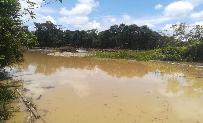 01 mina intervenida en el municipio de Cértegui Chocó