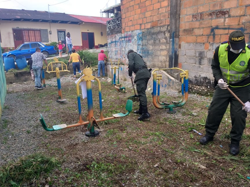 Jornada de ornato y embellecimiento a parques infantiles en Tolima 