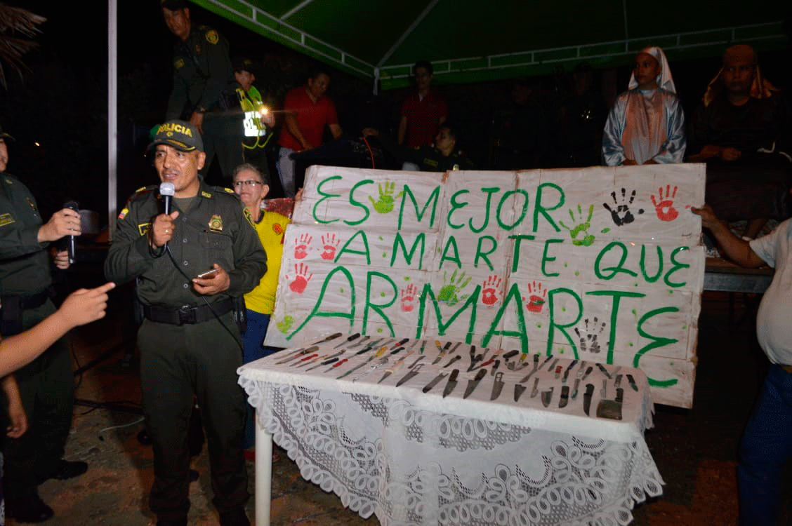 Cuadras navideñas en Neiva