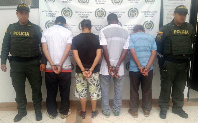 cuatro capturados orden judicial