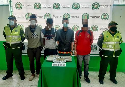 Logramos la captura de cuatro hombres de nacionalidad venezolana.