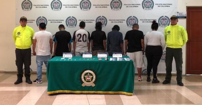 Nueve personas fueron capturadas con la desarticulación del grupo delincuencial “La Décima”