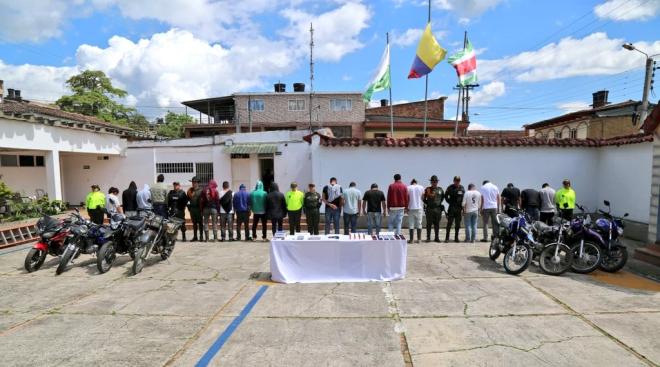 Desarticulamos el grupo delincuencial “los micky” en el Valle de Tenza