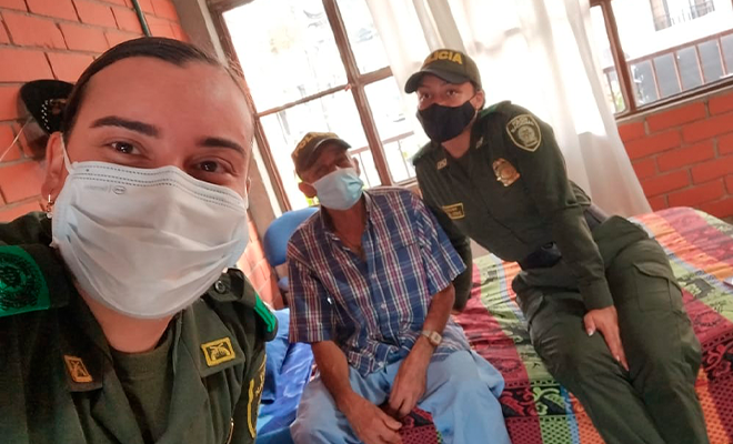 Ayudamos a una persona de la tercera edad que perdió noción de su vida y la lucidez de su mente