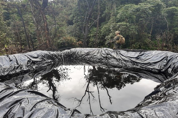 Destrucción a refinería ilegal en Nariño