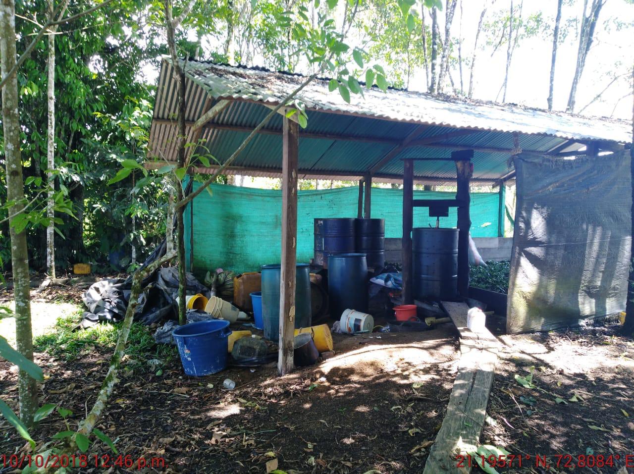 Destruimos-seis-laboratorios-para-la-producción-de-base-de-coca
