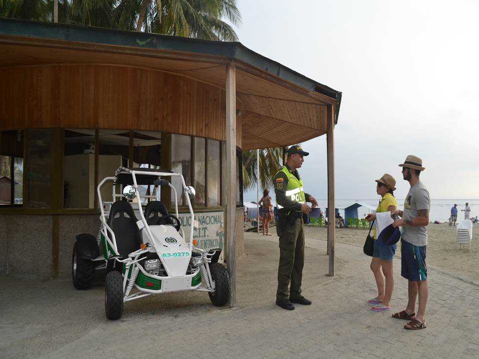 Policía Nacional realiza controles permante en las playas, balnearios y sitios de interés