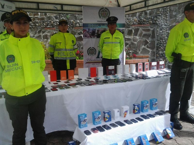 Operación trasnacional contra el hurto de celulares