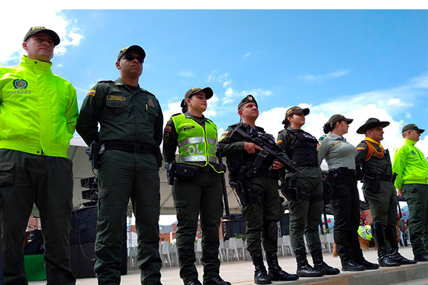Dispositivo Policía Metropolitana del Valle de Aburra seguridad plan navidad 2019
