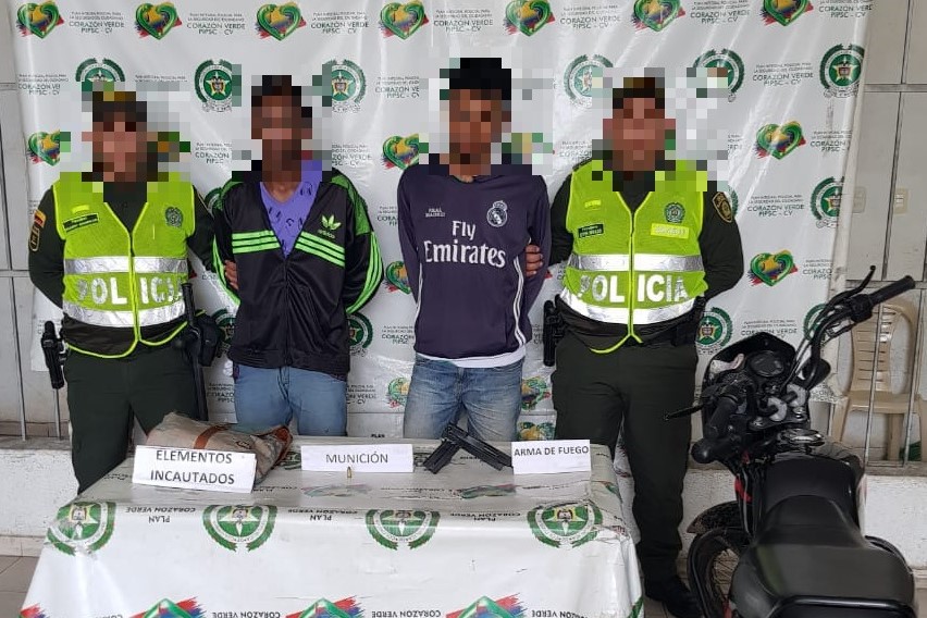 Dos-capturas-recuperación-de-elementos-incautación-arma-de-fuego