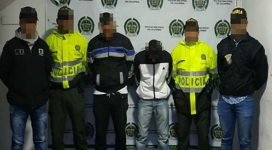 Capturados por extorsión agravada en concurso homogéneo sucesivo 