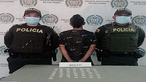 capturado un hombre de 27 años de edad 