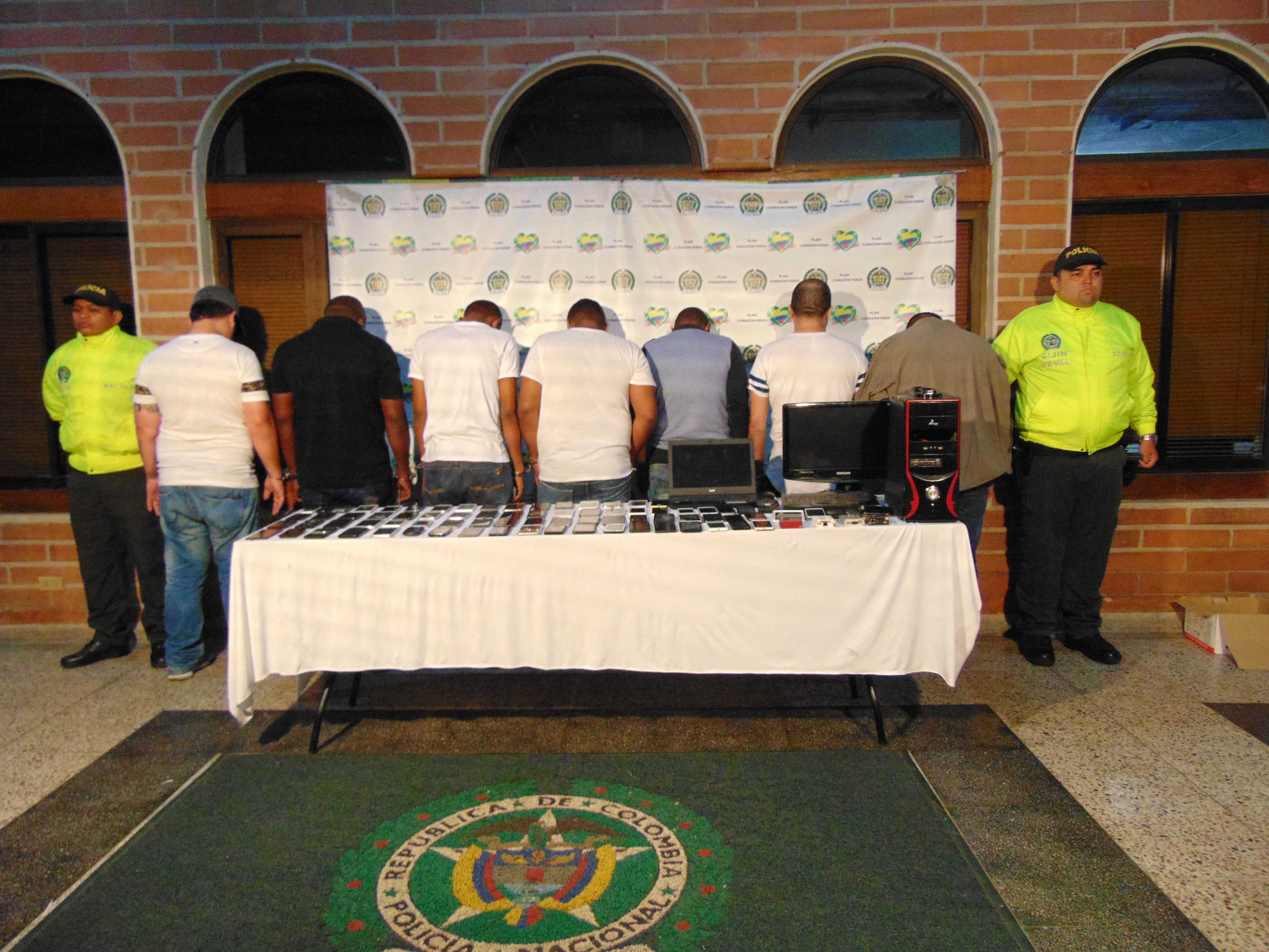 Policía capturó 7 personas por receptación en el centro de Medellín