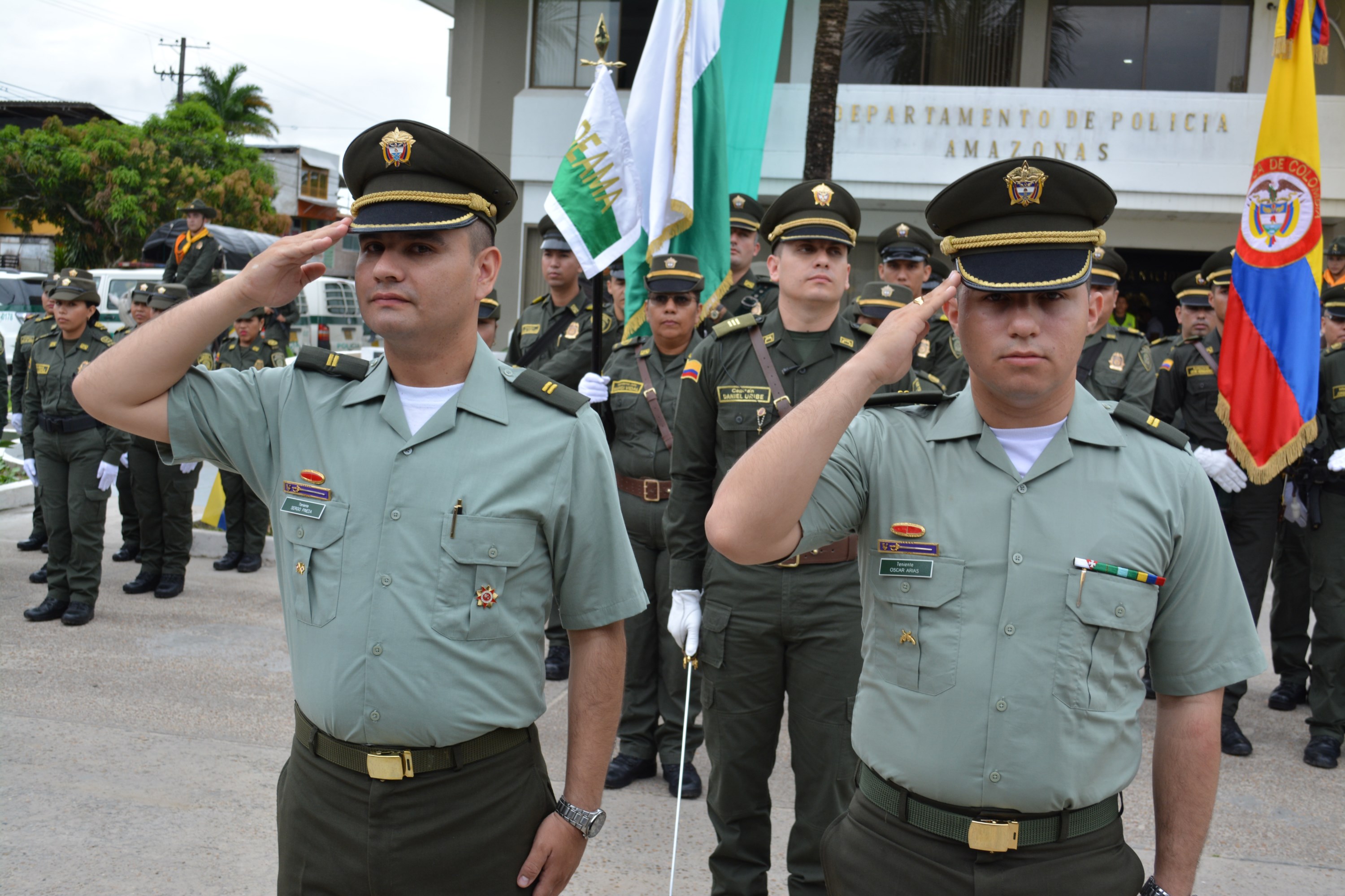 La ceremonia se llevó a cabo en las instalaciones del Comando de Policía.