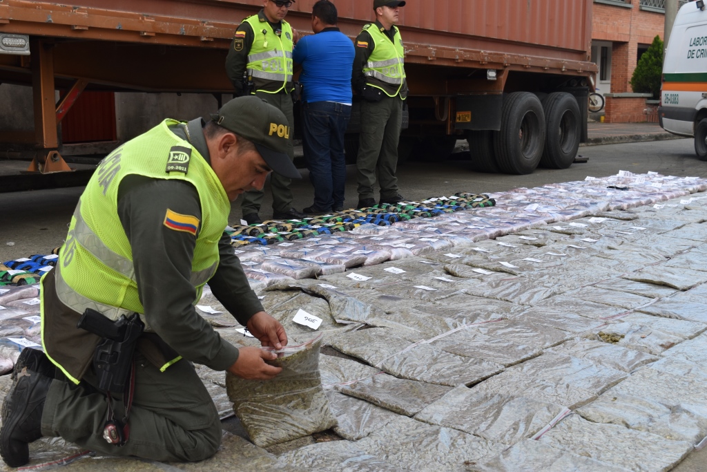 la marihuana iba con destino a Cartagena desde la ciudad de Cali