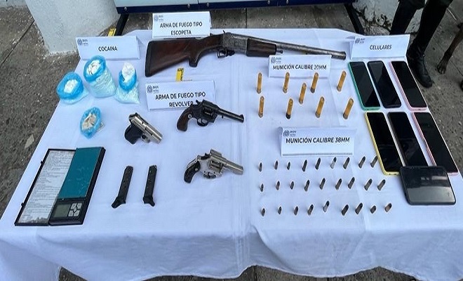 Elementos incutados durante las dos diligencias de allanamiento