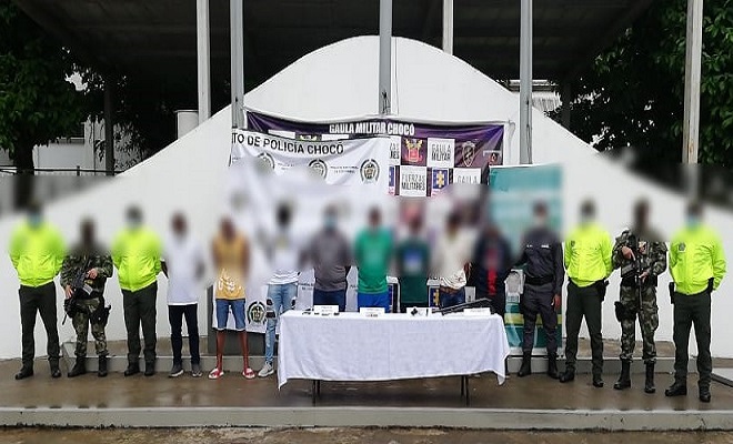 En operación conjunta con el Ejército y el CTI impactamos la estructura los palmeños