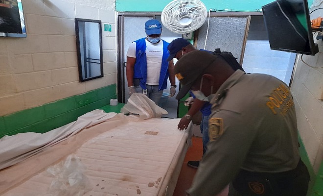 En un operador turístico de Quibdó incautamos colchones y almohadas en mal estado