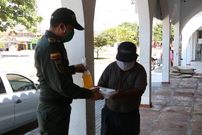 Llevamos fortaleza y esperanza a la comunidad de Mariquita