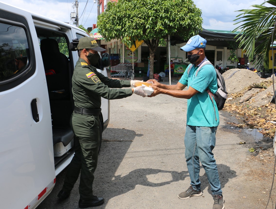 Llevamos fortaleza y esperanza a la comunidad de Mariquita