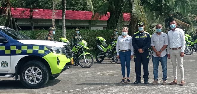 Con este nuevo parque automotor damos a conocer la transformación integral de nuestra policía 