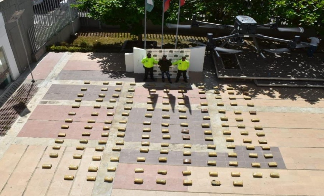 La Policía incauta 150 kilos de marihuana en un apartamento cerca de la terminal de transportes