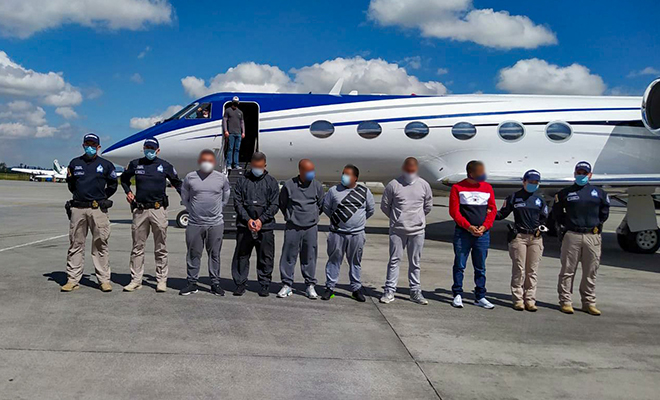 Extraditados a estados unidos 6 ciudadanos colombianos requeridos por tráfico de drogas y otros delitos