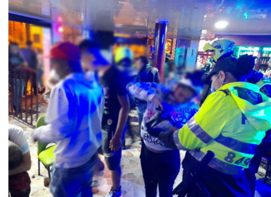 Ocho personas fueron capturadas y 168 fueron trasladadas al centro transitorio por protección   