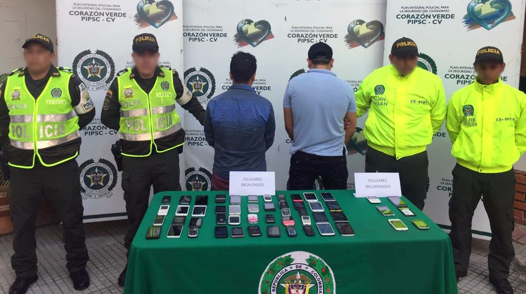 Operación focalizada contra el hurto a celulares en Santander