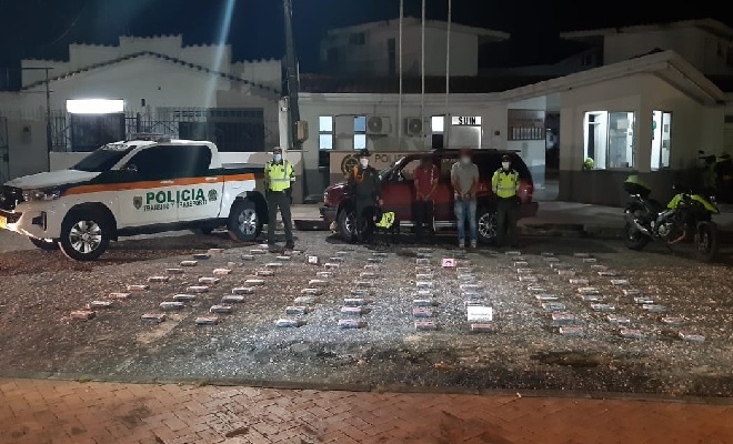 Incautados 102 kilogramos de clorhidrato de cocaína  