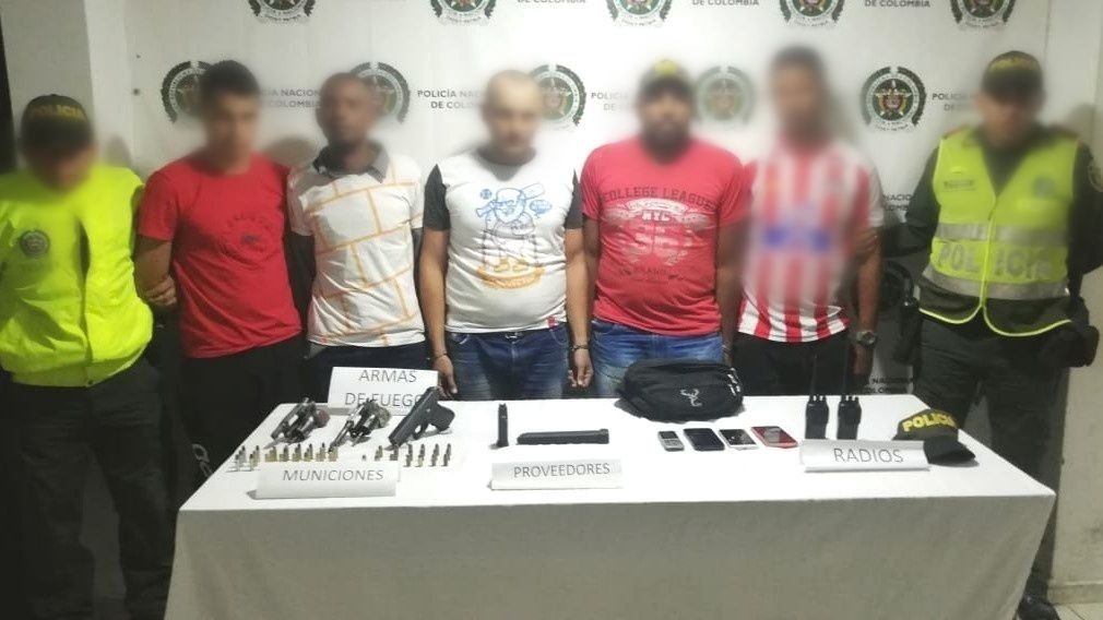 Capturados por porte ilegal de fuego 