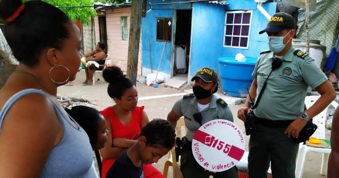 Seguimos liderando campañas para incentivar la denuncia en casos de violencia intrafamiliar o violencia de género.